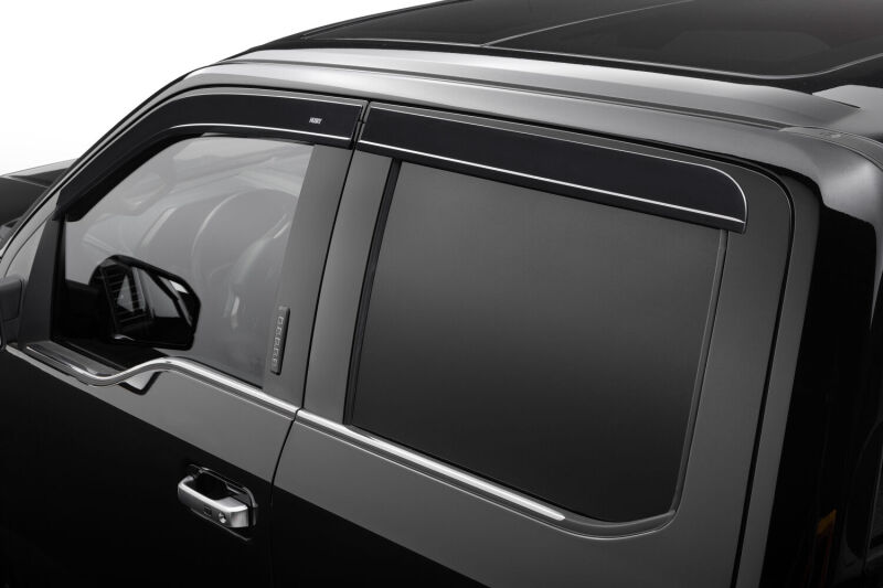 Ford Raptor Window Vents - Husky Liners - Low Profile - Smoke - `15-`24